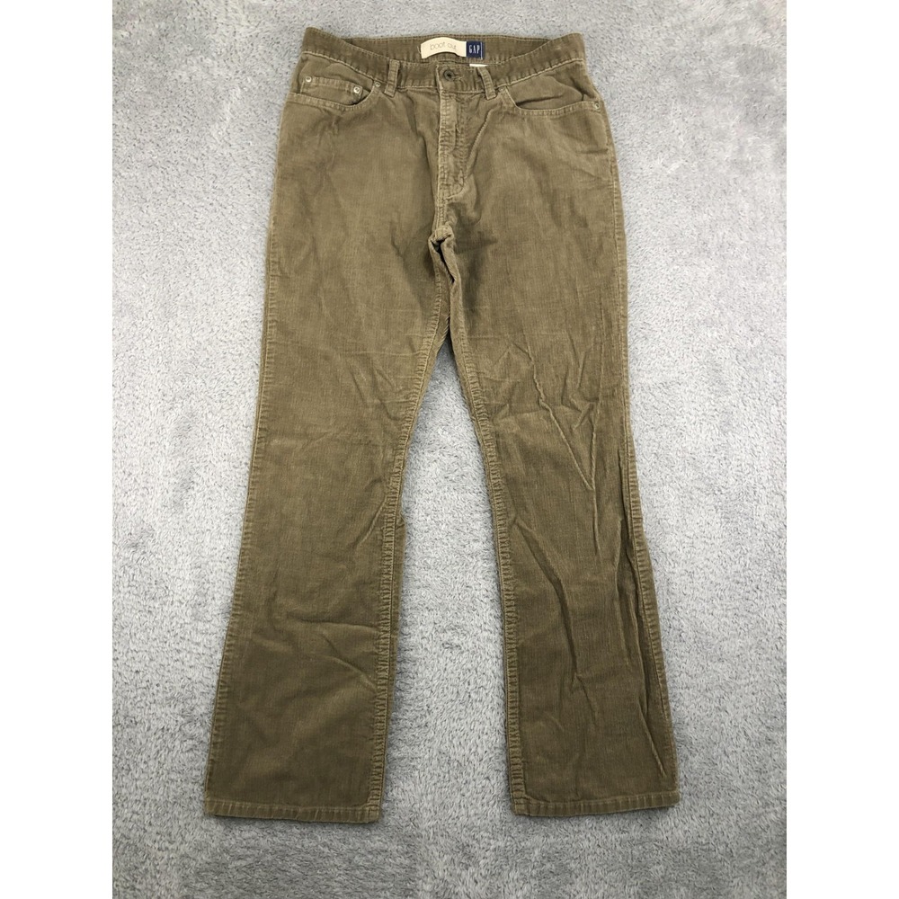 VTG GAP Corduroy Pants Womens 8 (31x30) Brown Made in USA Bootcut Mid Rise
